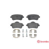 Jeu de 4 plaquettes de frein BREMBO P 50 100