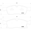 Jeu de 4 plaquettes de frein BREMBO P 50 108