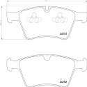 Jeu de 4 plaquettes de frein BREMBO P 50 115