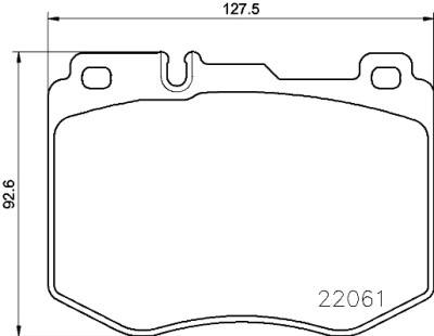 Jeu de 4 plaquettes de frein BREMBO P 50 120