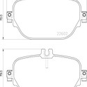 Jeu de 4 plaquettes de frein BREMBO P 50 138