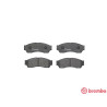 Jeu de 4 plaquettes de frein BREMBO P 52 019