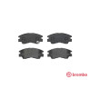 Jeu de 4 plaquettes de frein BREMBO P 54 008