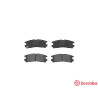 Jeu de 4 plaquettes de frein BREMBO P 54 012