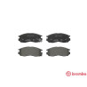 Jeu de 4 plaquettes de frein BREMBO P 54 014