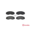 Jeu de 4 plaquettes de frein BREMBO P 54 020