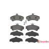 Jeu de 4 plaquettes de frein BREMBO P 54 022