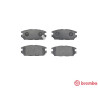Jeu de 4 plaquettes de frein BREMBO P 54 025