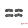 Jeu de 4 plaquettes de frein BREMBO P 54 029