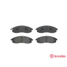 Jeu de 4 plaquettes de frein BREMBO P 54 037