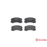 Jeu de 4 plaquettes de frein BREMBO P 54 041