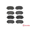 Jeu de 4 plaquettes de frein BREMBO P 54 044