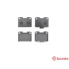 Jeu de 4 plaquettes de frein BREMBO P 54 048