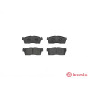 Jeu de 4 plaquettes de frein BREMBO P 54 049