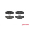 Jeu de 4 plaquettes de frein BREMBO P 56 012