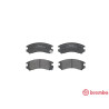 Jeu de 4 plaquettes de frein BREMBO P 56 018