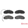 Jeu de 4 plaquettes de frein BREMBO P 56 019