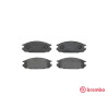 Jeu de 4 plaquettes de frein BREMBO P 56 020