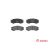 Jeu de 4 plaquettes de frein BREMBO P 56 023