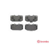 Jeu de 4 plaquettes de frein BREMBO P 56 025