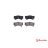 Jeu de 4 plaquettes de frein BREMBO P 56 026