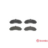 Jeu de 4 plaquettes de frein BREMBO P 56 031