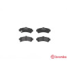 Jeu de 4 plaquettes de frein BREMBO P 56 035