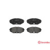 Jeu de 4 plaquettes de frein BREMBO P 56 045