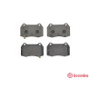 Jeu de 4 plaquettes de frein BREMBO P 56 047