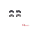 Jeu de 4 plaquettes de frein BREMBO P 56 057