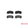 Jeu de 4 plaquettes de frein BREMBO P 56 064