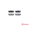 Jeu de 4 plaquettes de frein BREMBO P 56 067