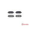 Jeu de 4 plaquettes de frein BREMBO P 56 087