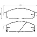 Jeu de 4 plaquettes de frein BREMBO P 56 096