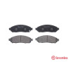 Jeu de 4 plaquettes de frein BREMBO P 56 096