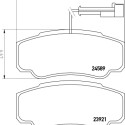 Jeu de 4 plaquettes de frein BREMBO P 56 122