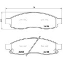 Jeu de 4 plaquettes de frein BREMBO P 58 001
