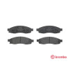 Jeu de 4 plaquettes de frein BREMBO P 58 001