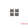 Jeu de 4 plaquettes de frein BREMBO P 59 001