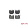 Jeu de 4 plaquettes de frein BREMBO P 59 004