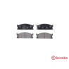 Jeu de 4 plaquettes de frein BREMBO P 59 008