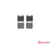 Jeu de 4 plaquettes de frein BREMBO P 59 014