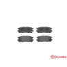 Jeu de 4 plaquettes de frein BREMBO P 59 021