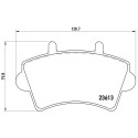 Jeu de 4 plaquettes de frein BREMBO P 59 039