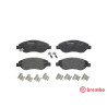 Jeu de 4 plaquettes de frein BREMBO P 59 053