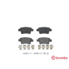 Jeu de 4 plaquettes de frein BREMBO P 59 057