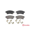 Jeu de 4 plaquettes de frein BREMBO P 59 076