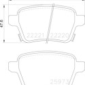 Jeu de 4 plaquettes de frein BREMBO P 59 086