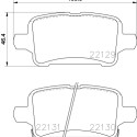 Jeu de 4 plaquettes de frein BREMBO P 59 090