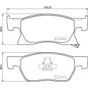 Jeu de 4 plaquettes de frein BREMBO P 59 092